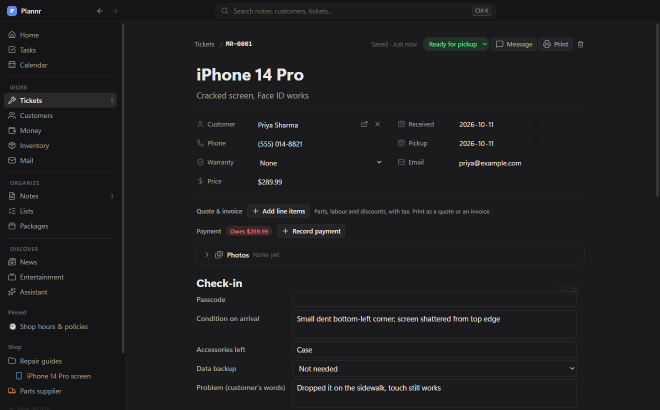 Dark mode